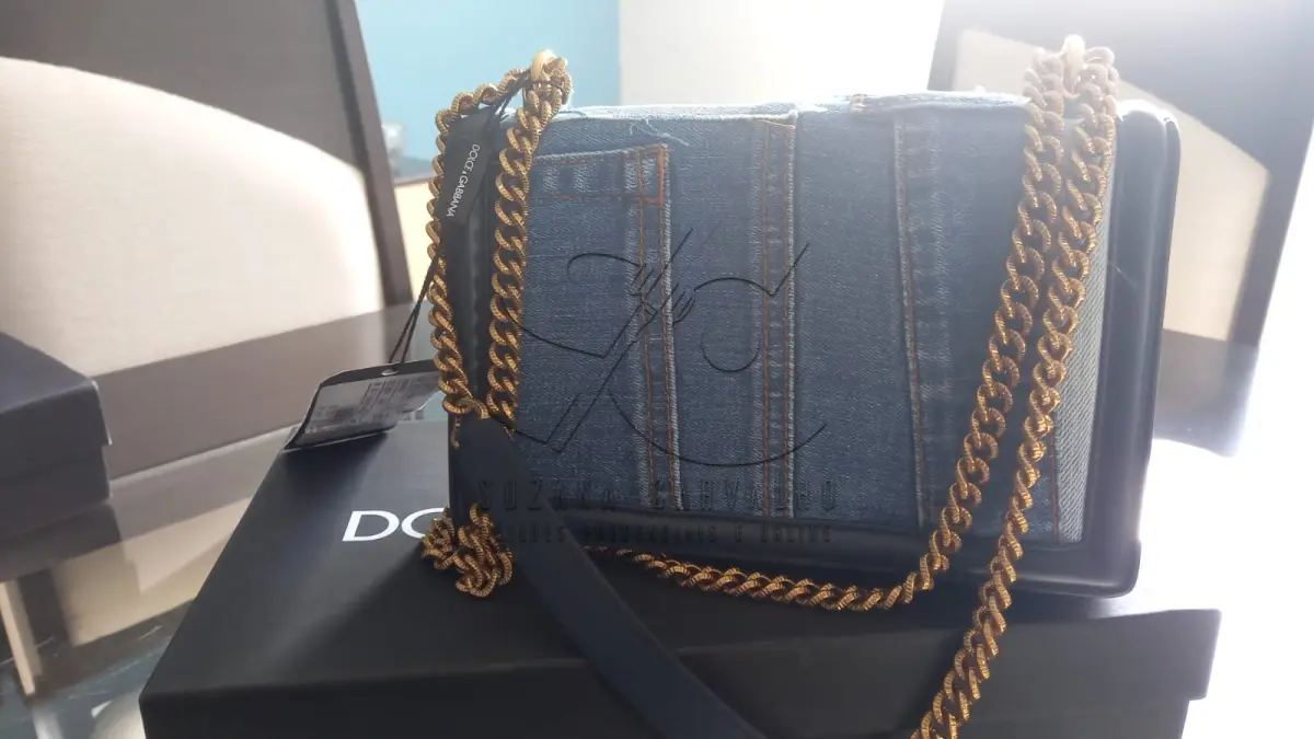 LOTE 003 - BOLSA/SAPATO D& GABBANA ORIGINAIS