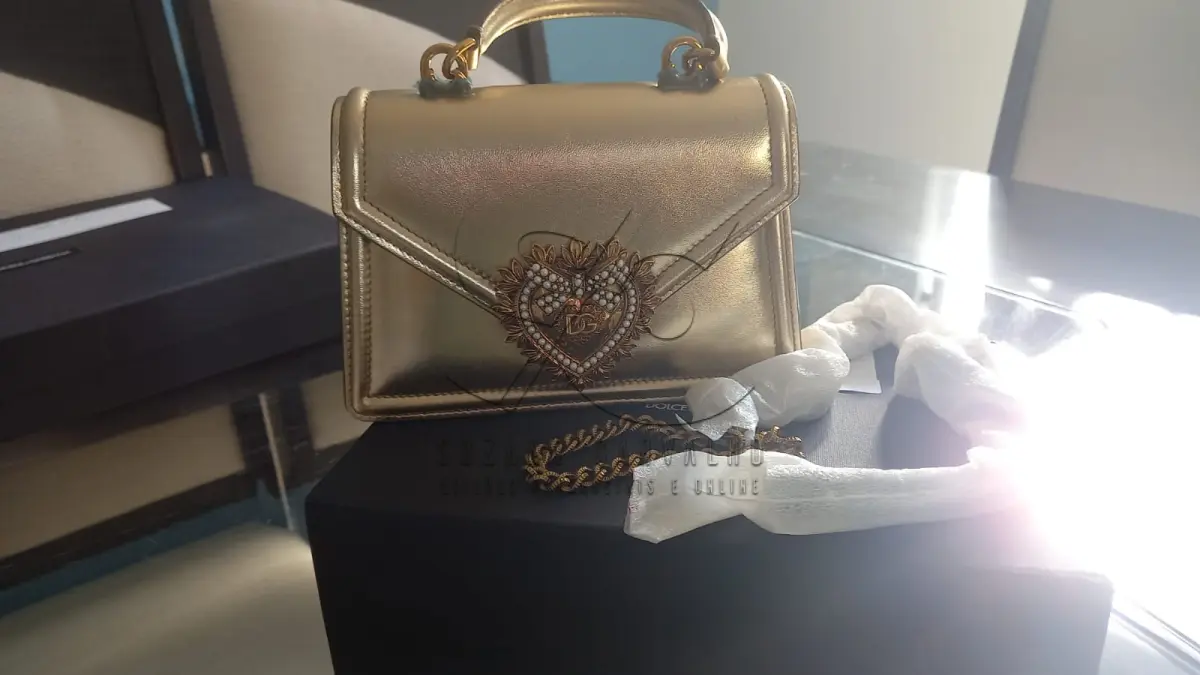 LOTE 005 - BOLSA/SANDÁLIA D&GABBANA ORIGINAIS