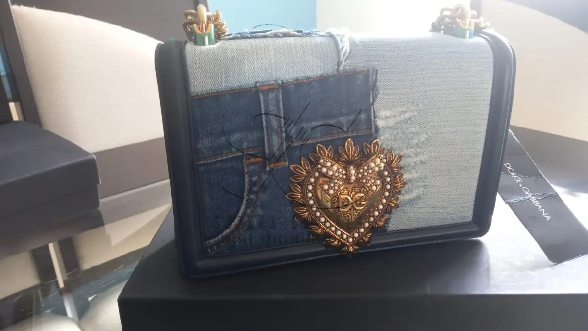 LOTE 003 - BOLSA/SAPATO D& GABBANA ORIGINAIS