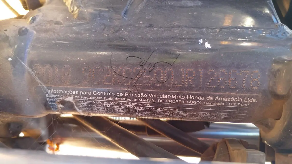 LOTE 009 - HONDA CG 160 START 2018