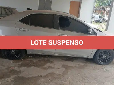 LOTE 001 - SUSPENSO POR DECISÃO JUDICIAL TOYOTA COROLLA