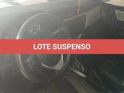 LOTE 001 - SUSPENSO POR DECISÃO JUDICIAL TOYOTA COROLLA