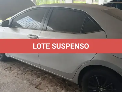 LOTE 001 - SUSPENSO POR DECISÃO JUDICIAL TOYOTA COROLLA