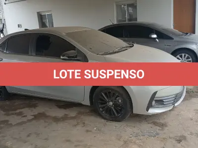 LOTE 001 - SUSPENSO POR DECISÃO JUDICIAL TOYOTA COROLLA