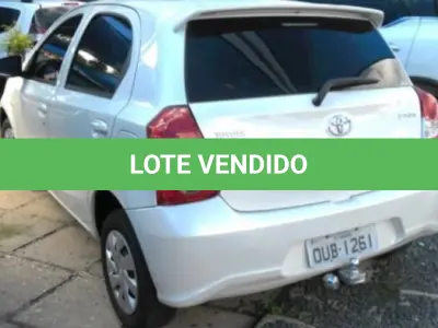 LOTE 003 - VEÍCULO TOYOTA ETIOS X 13L