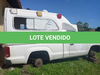 LOTE 012 - I/VW AMBULÂNCIA AMAROK