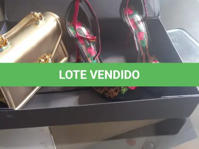 LOTE 005 - BOLSA/SANDÁLIA D&GABBANA ORIGINAIS