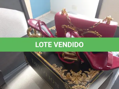 LOTE 001 - BOLSA/SANDÁLIA D&GABBANAORIGINAIS