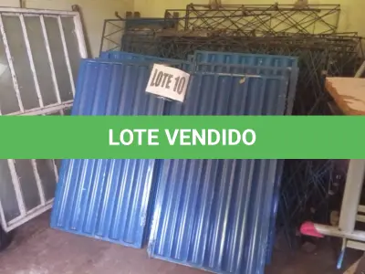 LOTE 010 - MATERIAIS DIVERSOS