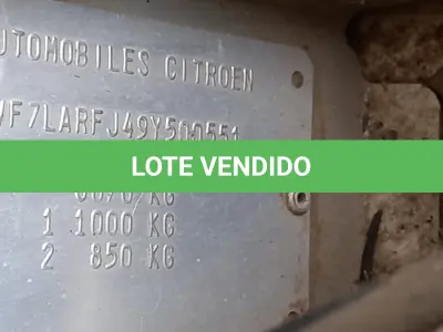 LOTE 017 - VEÍCULO CITROEN C4 20 VTR