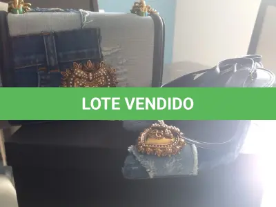 LOTE 003 - BOLSA/SAPATO D& GABBANA ORIGINAIS
