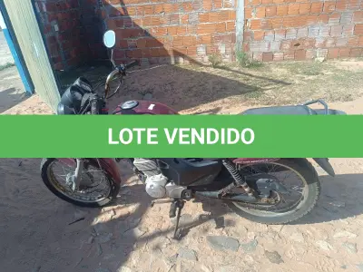 LOTE 001 - MOTO HONDA EM PARNAÍBA/PI