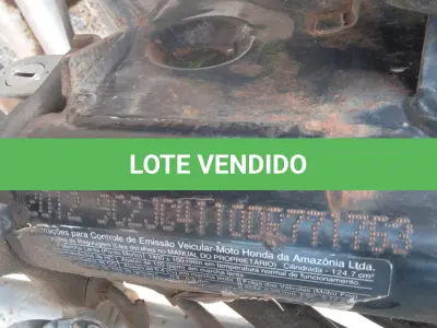 LOTE 010 - MOTO HONDA 125 FAN KS PARNAÍBA