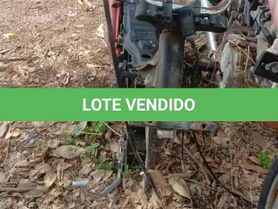 LOTE 016 - SUCATA HONDA CG 125 2002