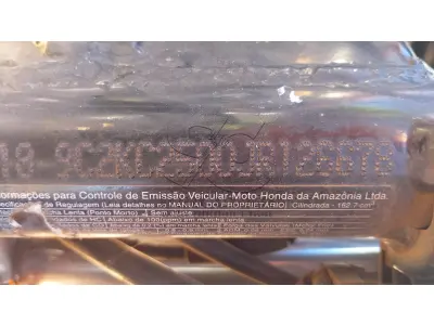 LOTE 009 - HONDA CG 160 START 2018