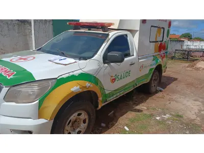LOTE 001 - CAMIONETA AMBULÂNCIA CHEVROLET