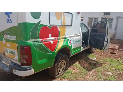 LOTE 001 - CAMIONETA AMBULÂNCIA CHEVROLET