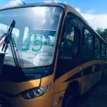 LOTE 013 - VW/ 15.190, Ônibus escolar, cor amarela, placa OUD-8548, a diesel, ano fab/mod. 2012/2013, chassi 9532E82WXDR307635, Renavam 506205657 (Transferência por Declaração - S/CRV). DPVAT 8,08 + MULTAS 85,12