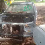 LOTE 010 - Sucata Mitisubishi, MMC/Triton L200, cor prata, (Sem documentação para transferência, por ser sucata).