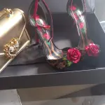 LOTE 005 - BOLSA/SANDÁLIA D&GABBANA ORIGINAIS